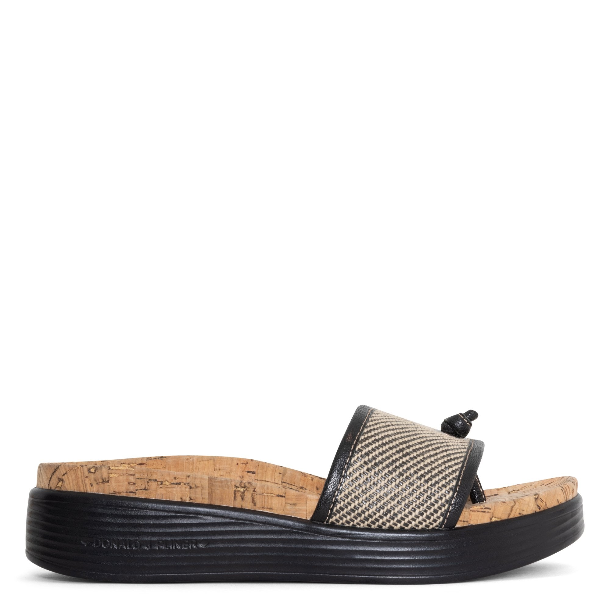 FARRAH Black Canvas - Donald Pliner Casual