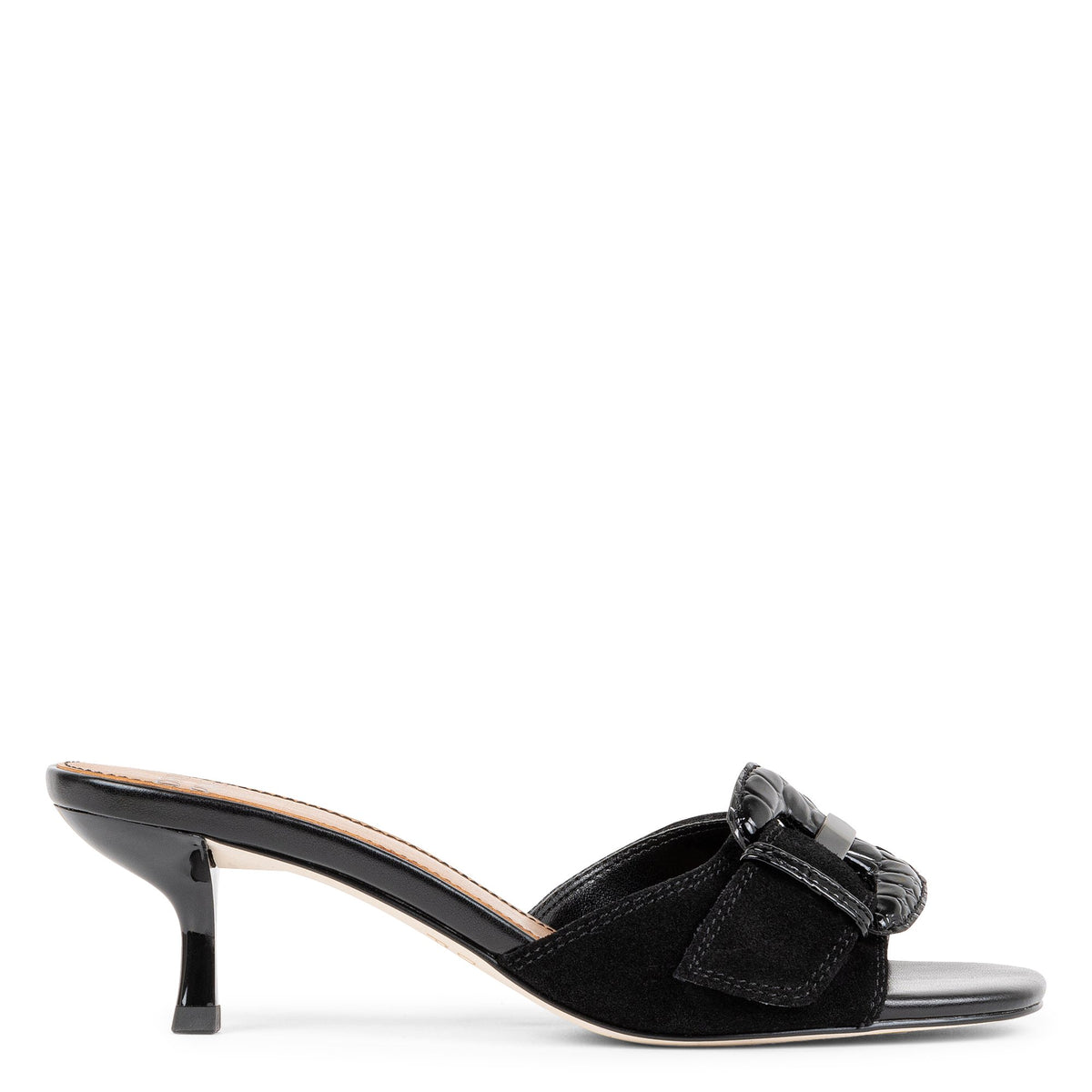 CHERRY Black Suede - Donald Pliner Casual