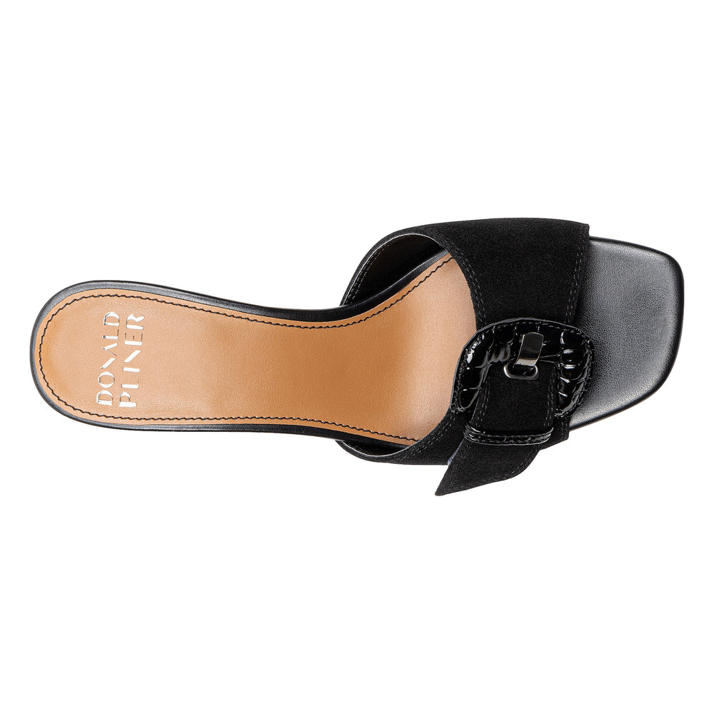 CHERRY Black Suede - Donald Pliner Casual