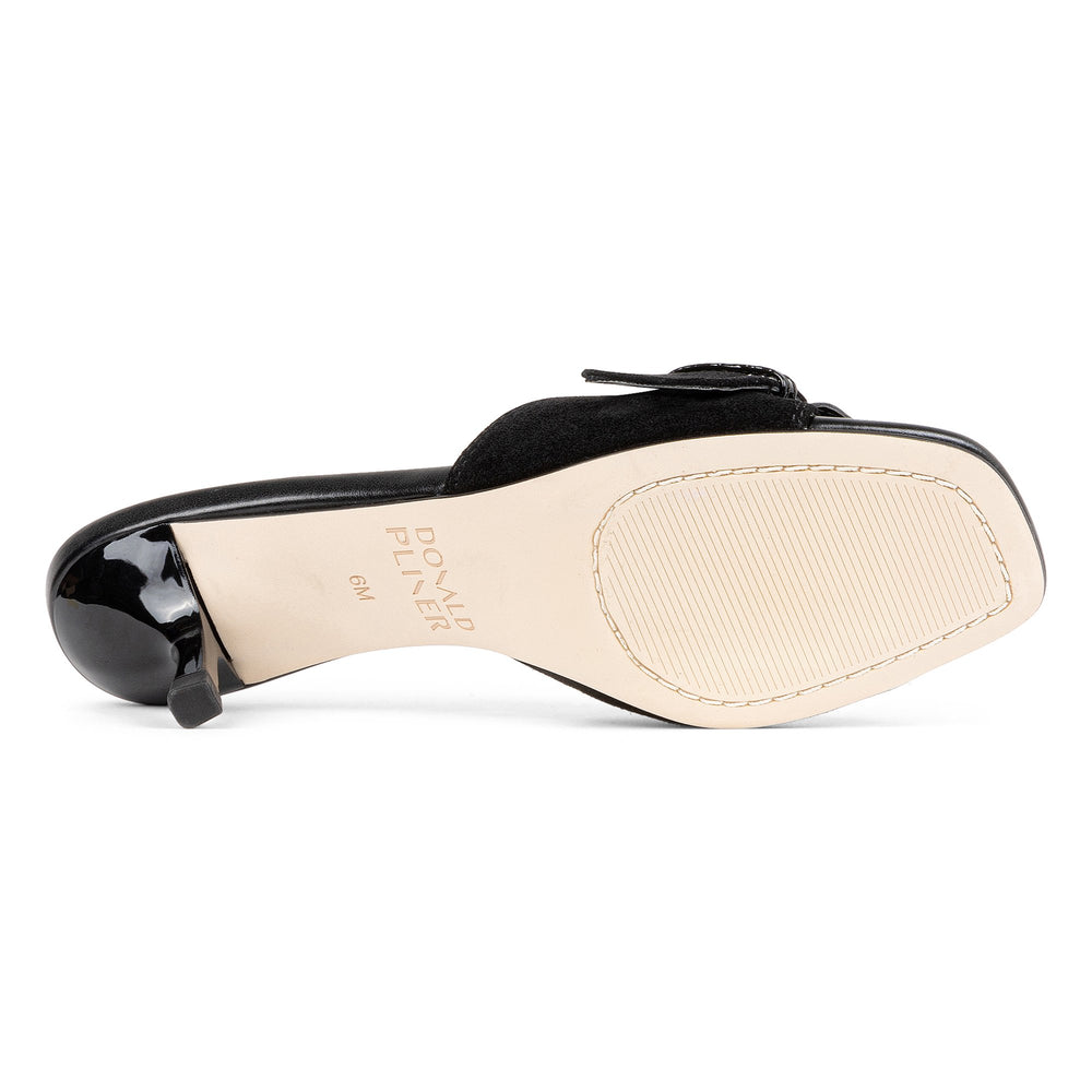 CHERRY Black Suede - Donald Pliner Casual