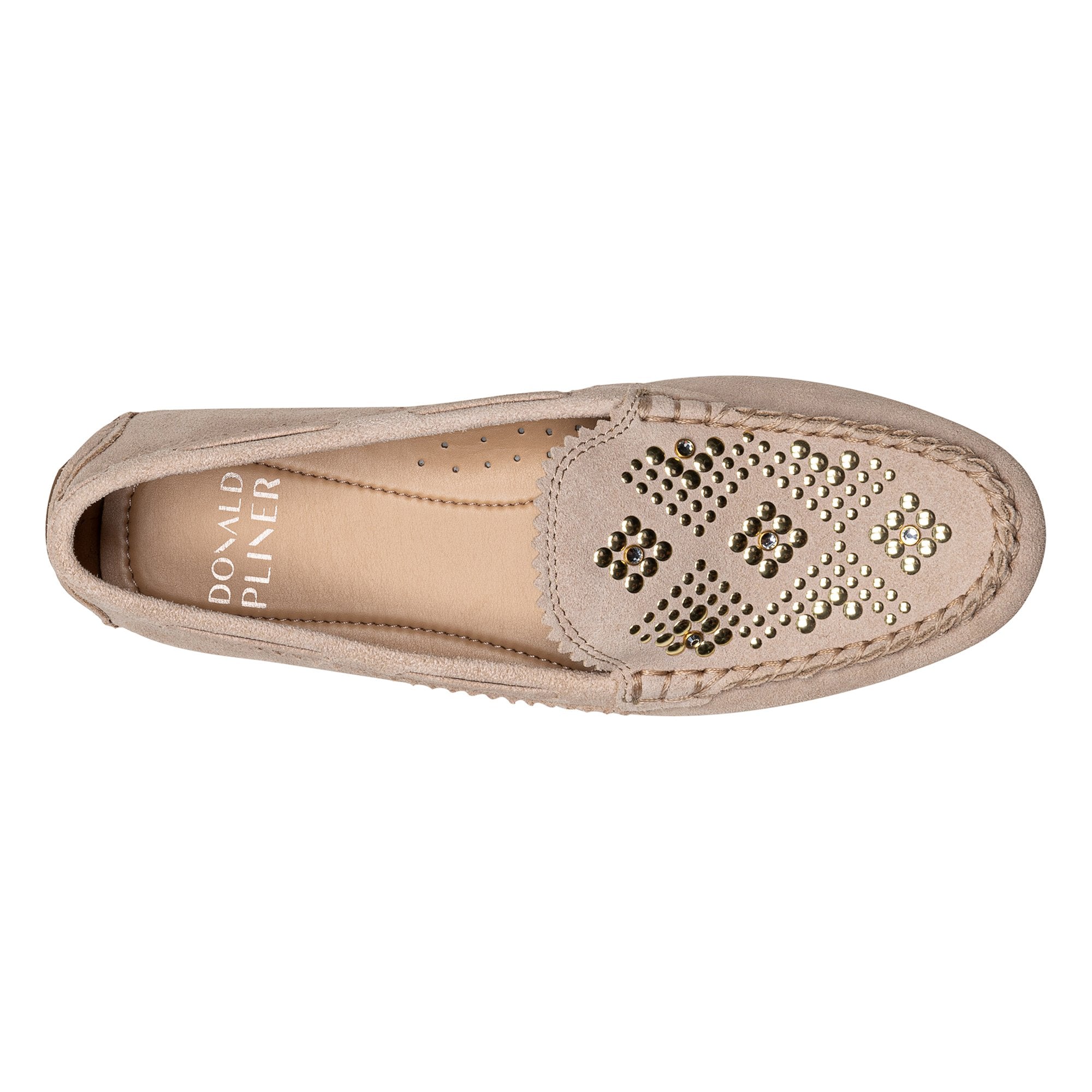 REBINA EMBELLISHED Sand Suede - Donald Pliner Casual
