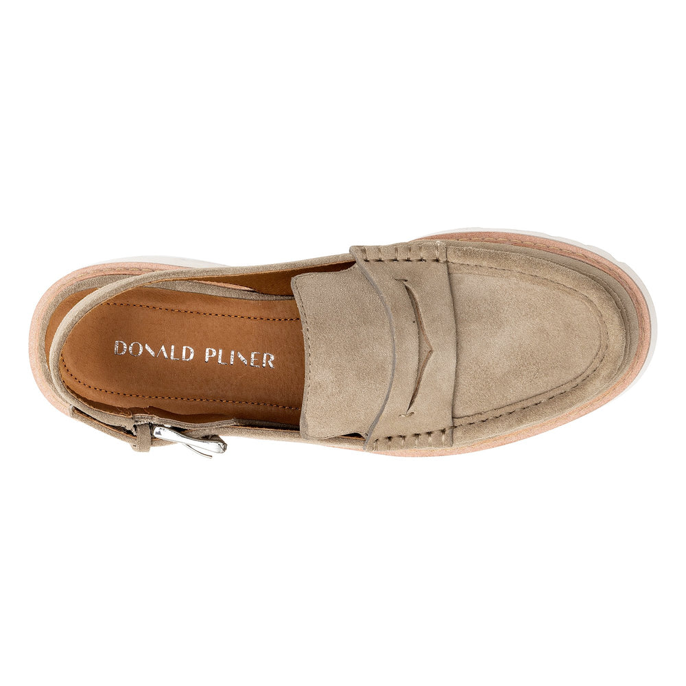 HALIE Taupe Suede - Donald Pliner Casual
