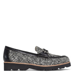 CLIO Black White Raffia - Donald Pliner Casual