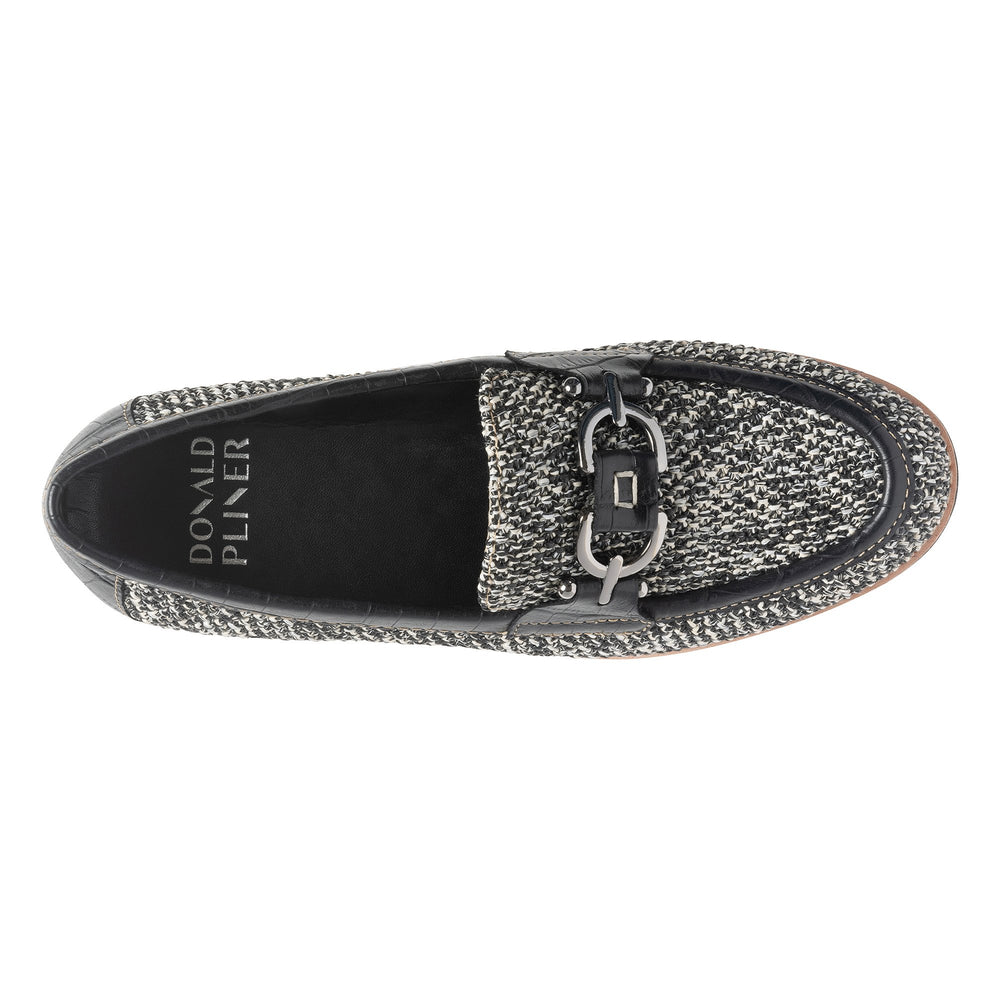 CLIO Black White Raffia - Donald Pliner Casual