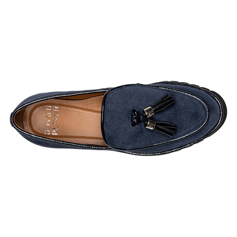 ECLIPSE Navy Suede - Donald Pliner Casual