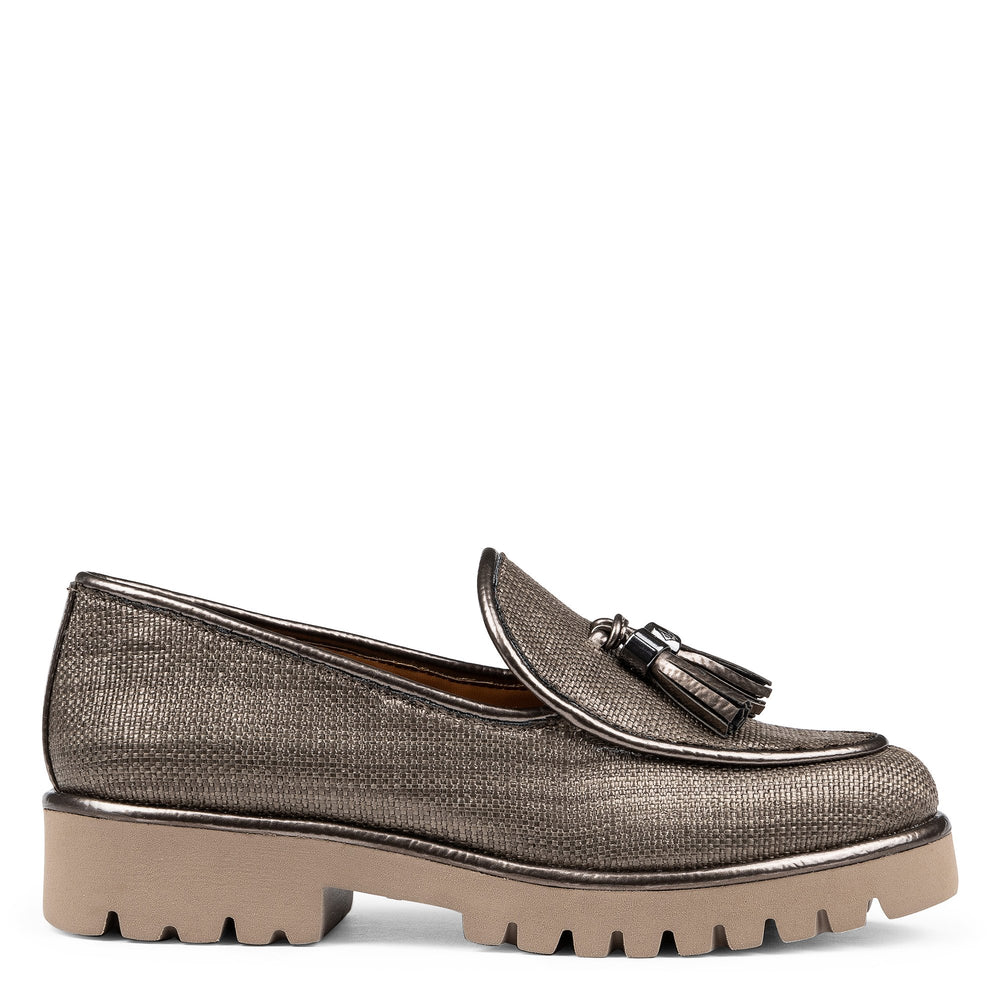 ECLIPSE Pewter Raffia - Donald Pliner Casual