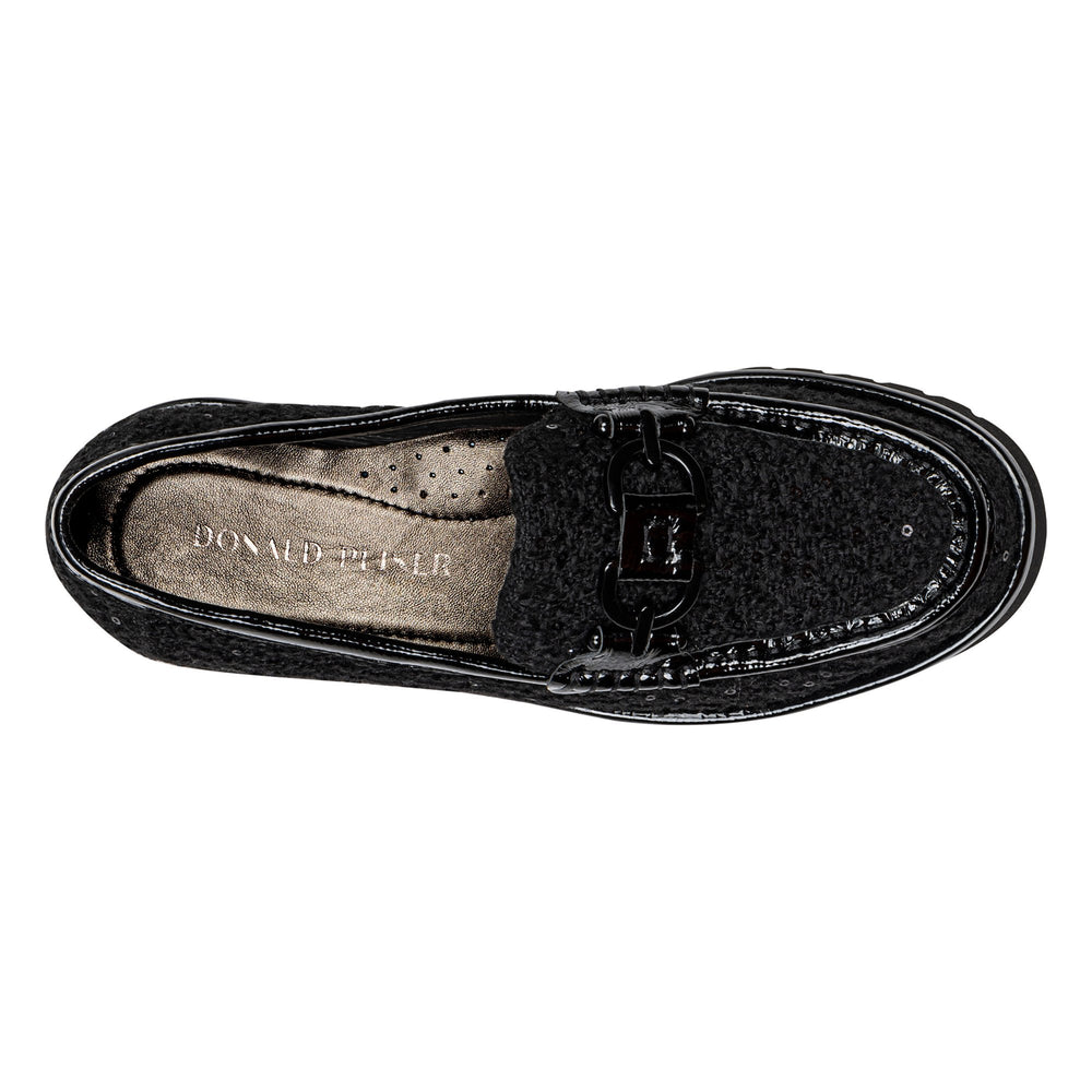 HELIO Black Bouclé - Donald Pliner Casual