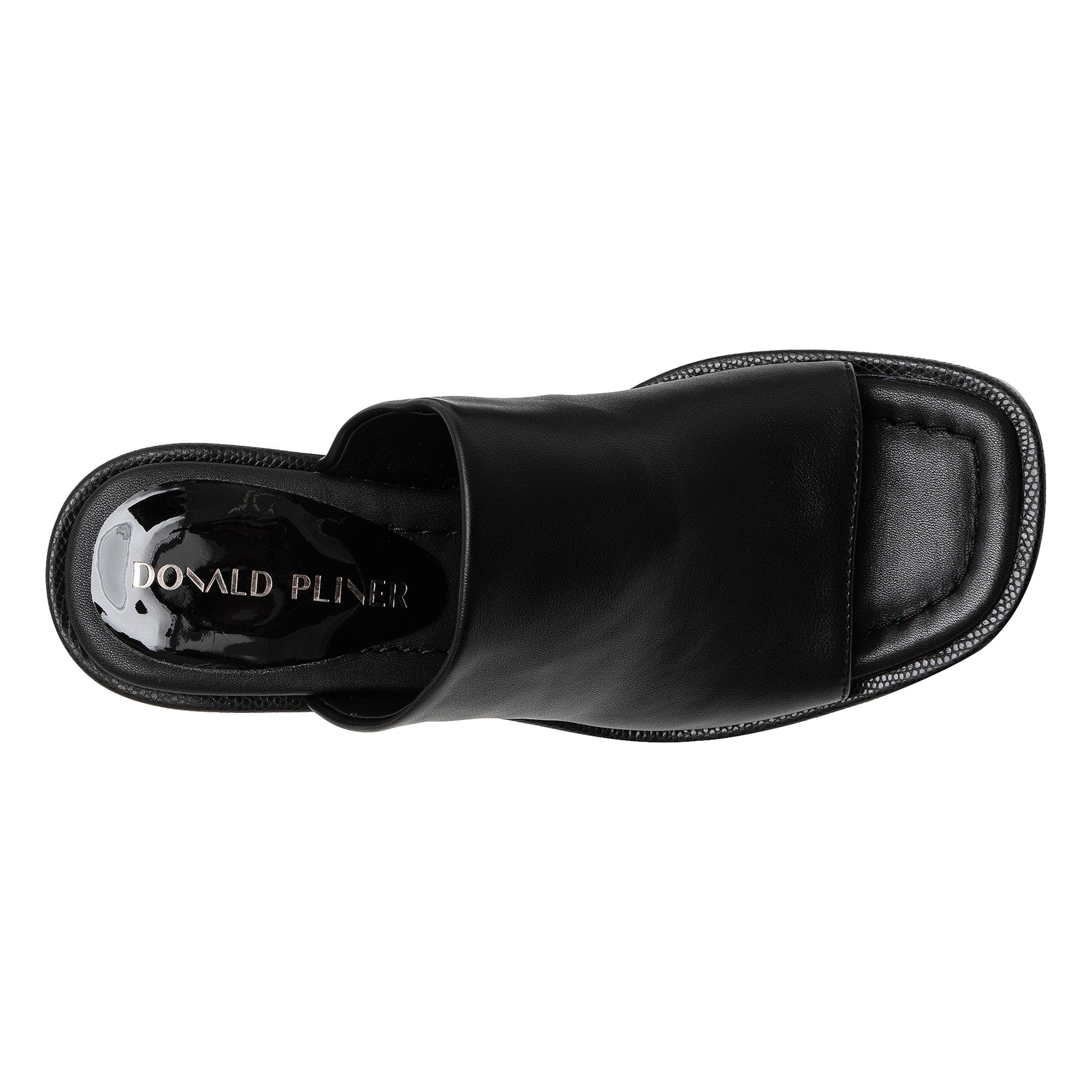 JAYLYN Black Leather - Donald Pliner Casual