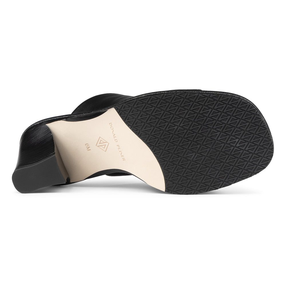 JAYLYN Black Leather - Donald Pliner Casual