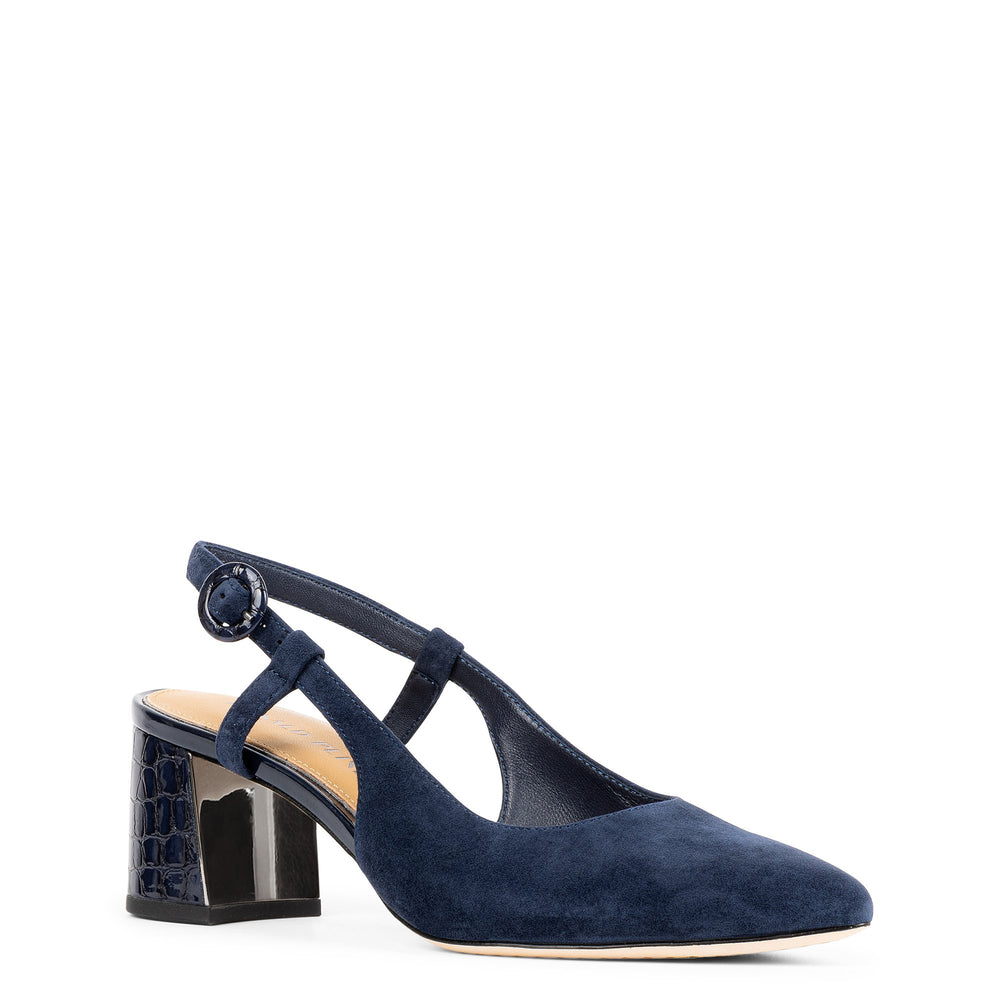 SONG Navy Suede - Donald Pliner Dress