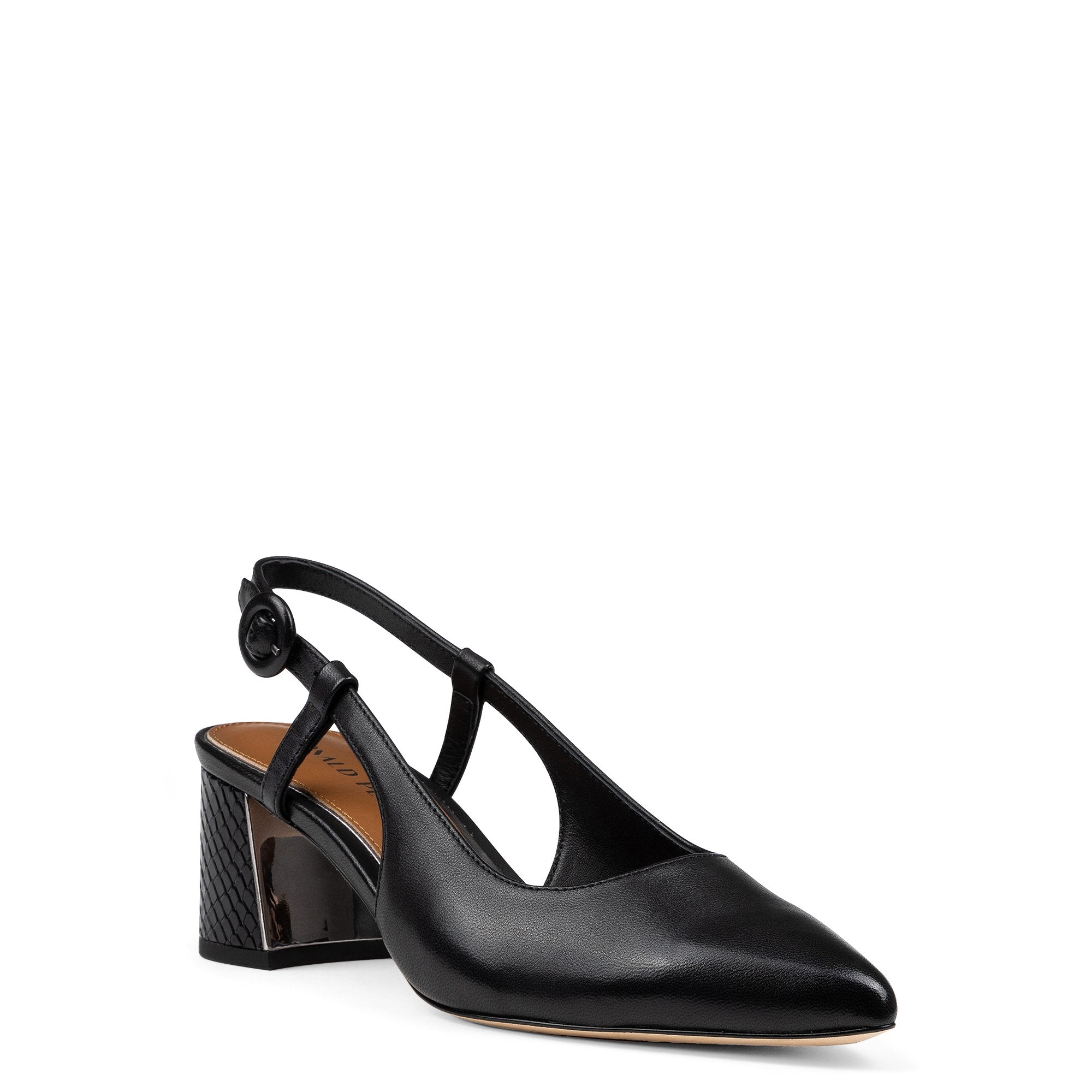 SONG Black Leather - Donald Pliner Dress
