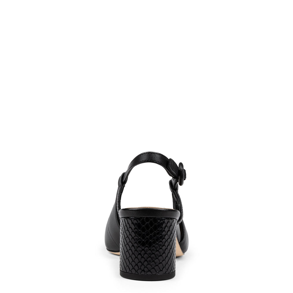 SONG Black Leather - Donald Pliner Dress