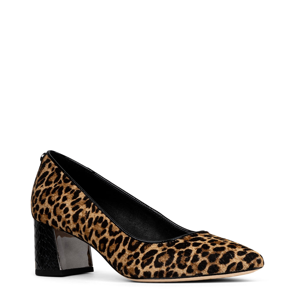 SUZETTE Black Natural Leopard - Donald Pliner Dress