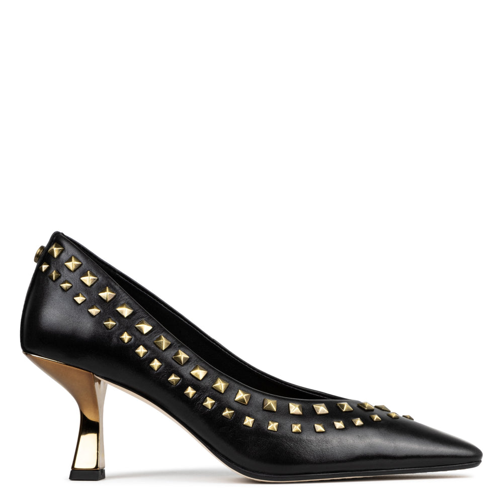 BERNICE Black Leather - Donald Pliner Dress