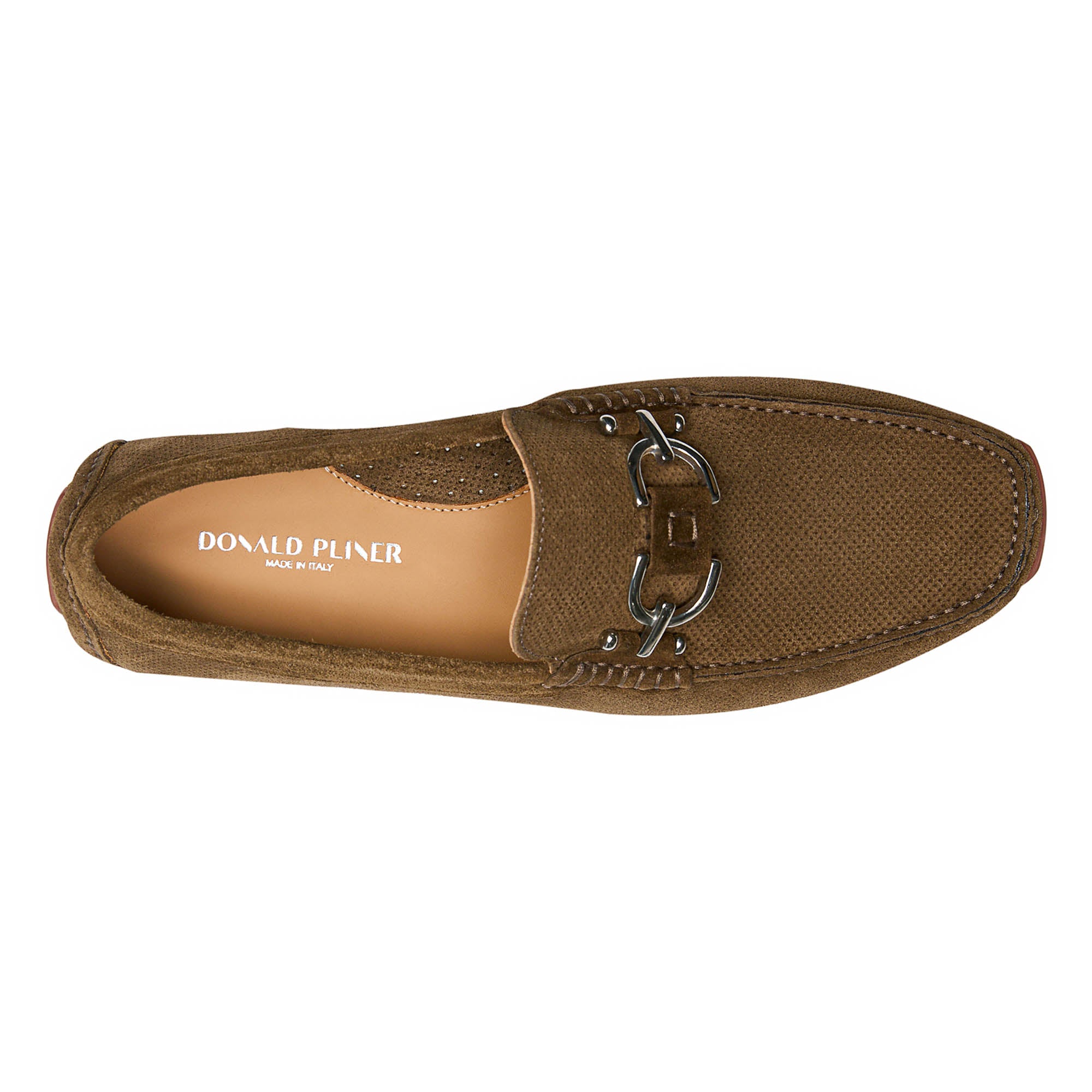 DACIO DRIVER Olive Perf Suede - Donald Pliner Casual