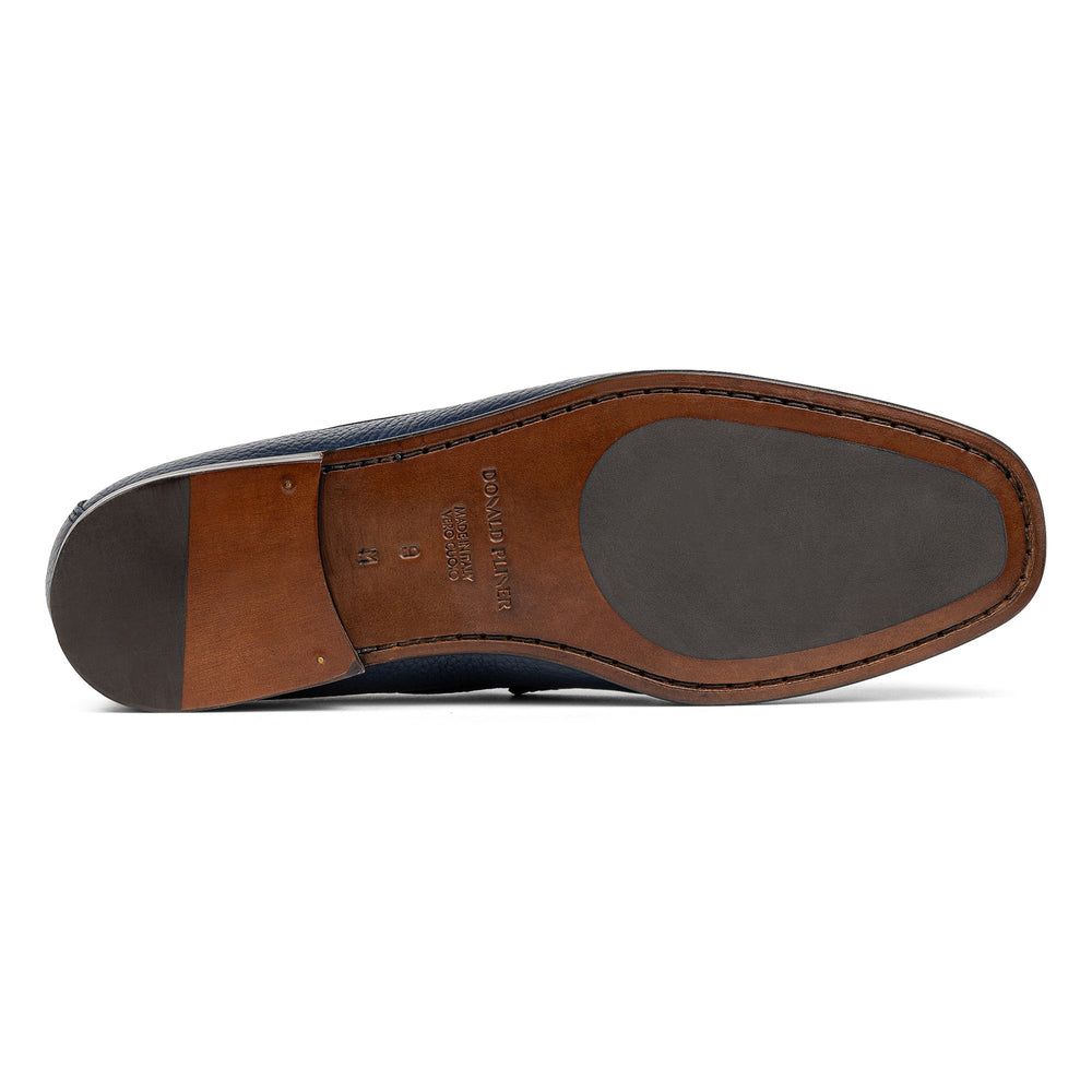 DACIO Indigo Pebbled Leather - Donald Pliner Casual