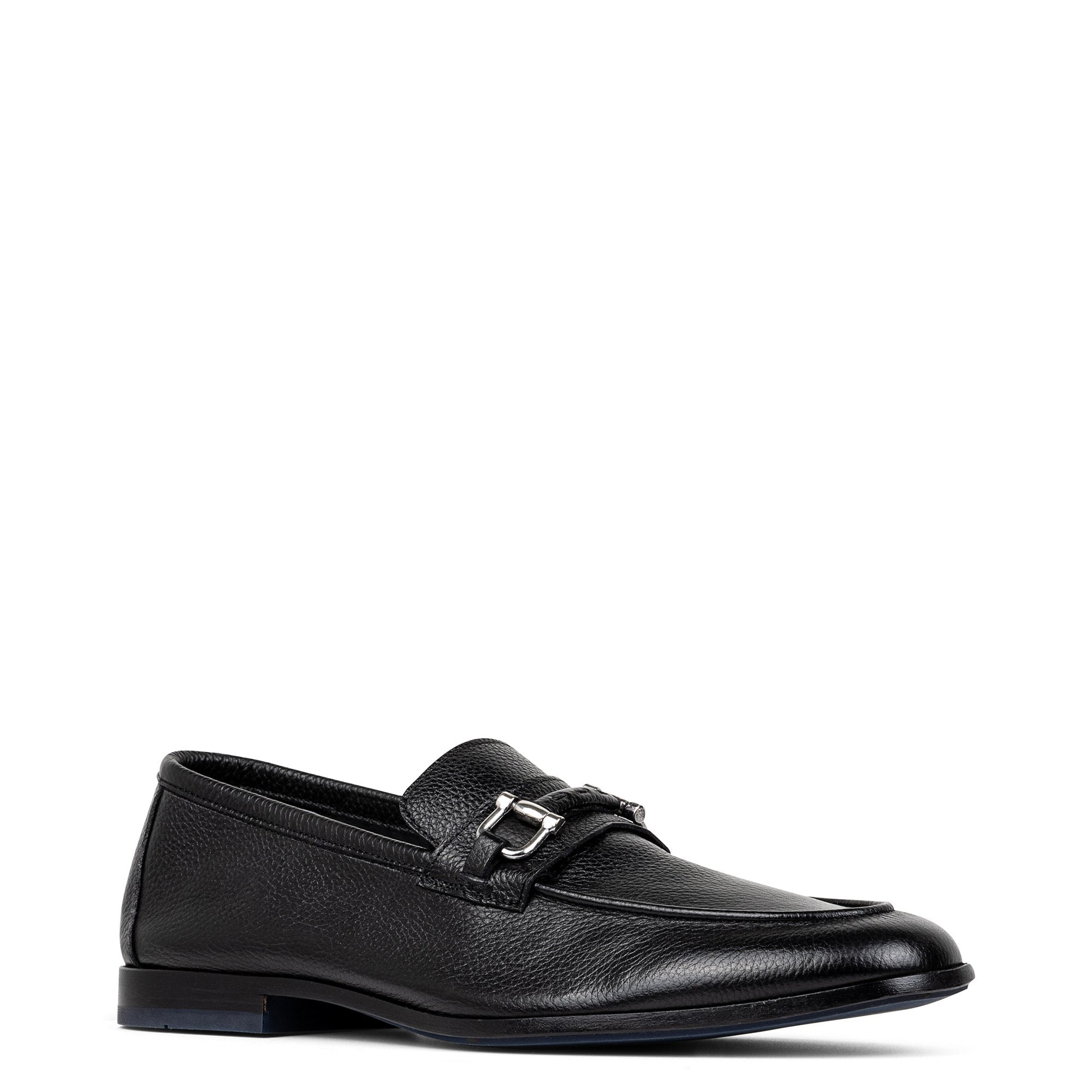 SLADE Black Tumbled Leather - Donald Pliner Casual