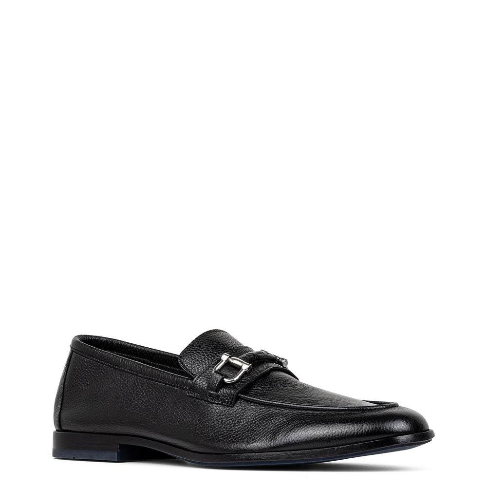 SLADE Black Tumbled Leather - Donald Pliner Casual