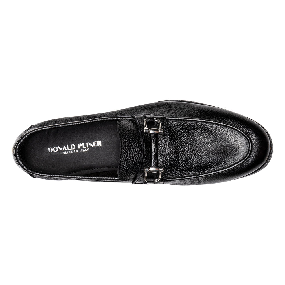 SLADE Black Tumbled Leather - Donald Pliner Casual