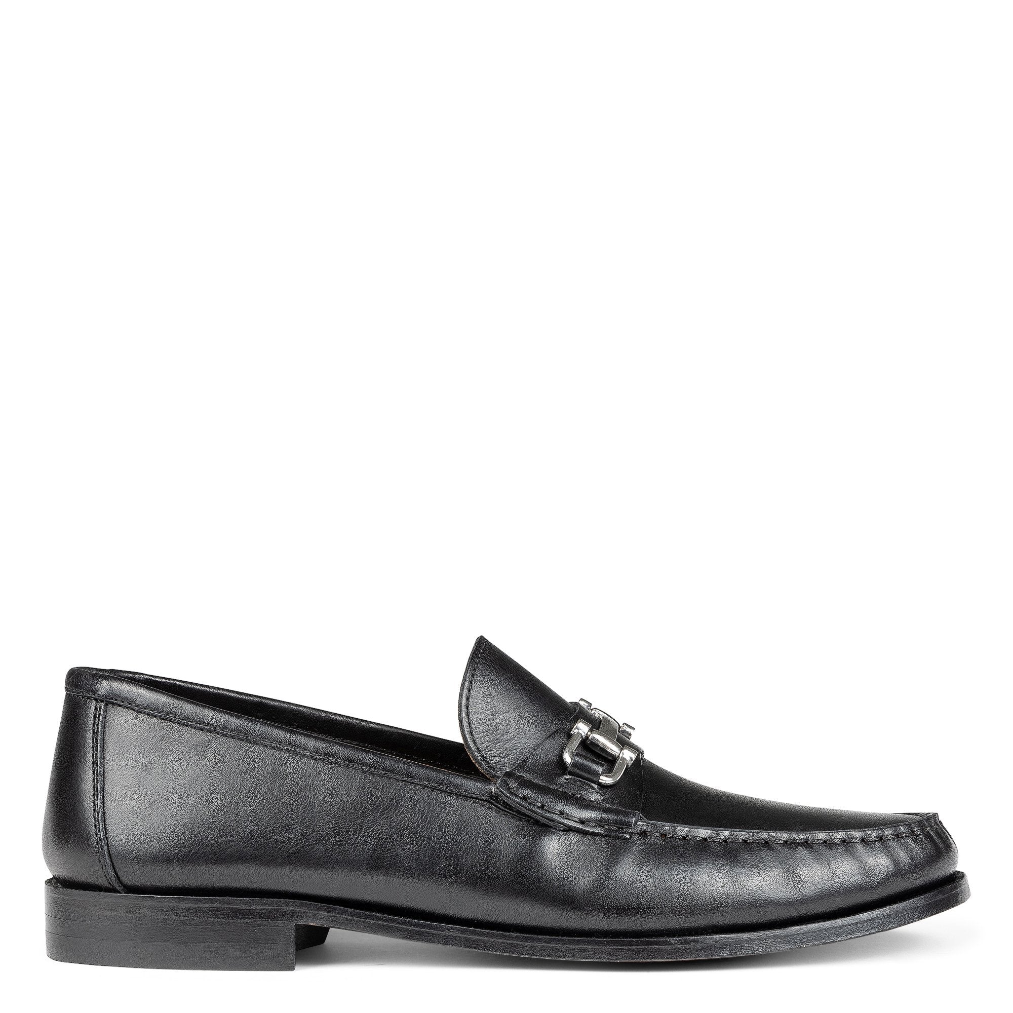 EVANSTON Black Calf Leather - Donald Pliner Casual