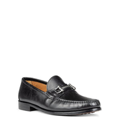 EVANSTON Black Calf Leather - Donald Pliner Casual