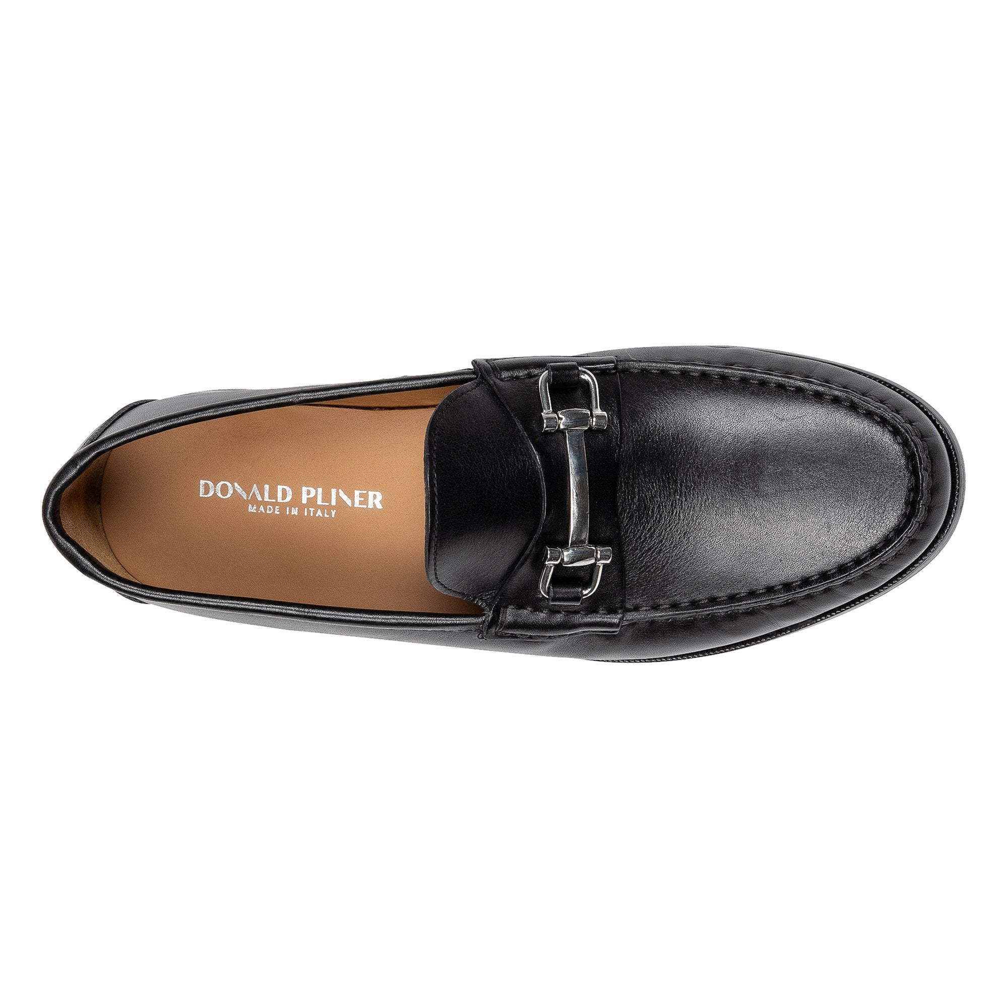 EVANSTON Black Calf Leather - Donald Pliner Casual