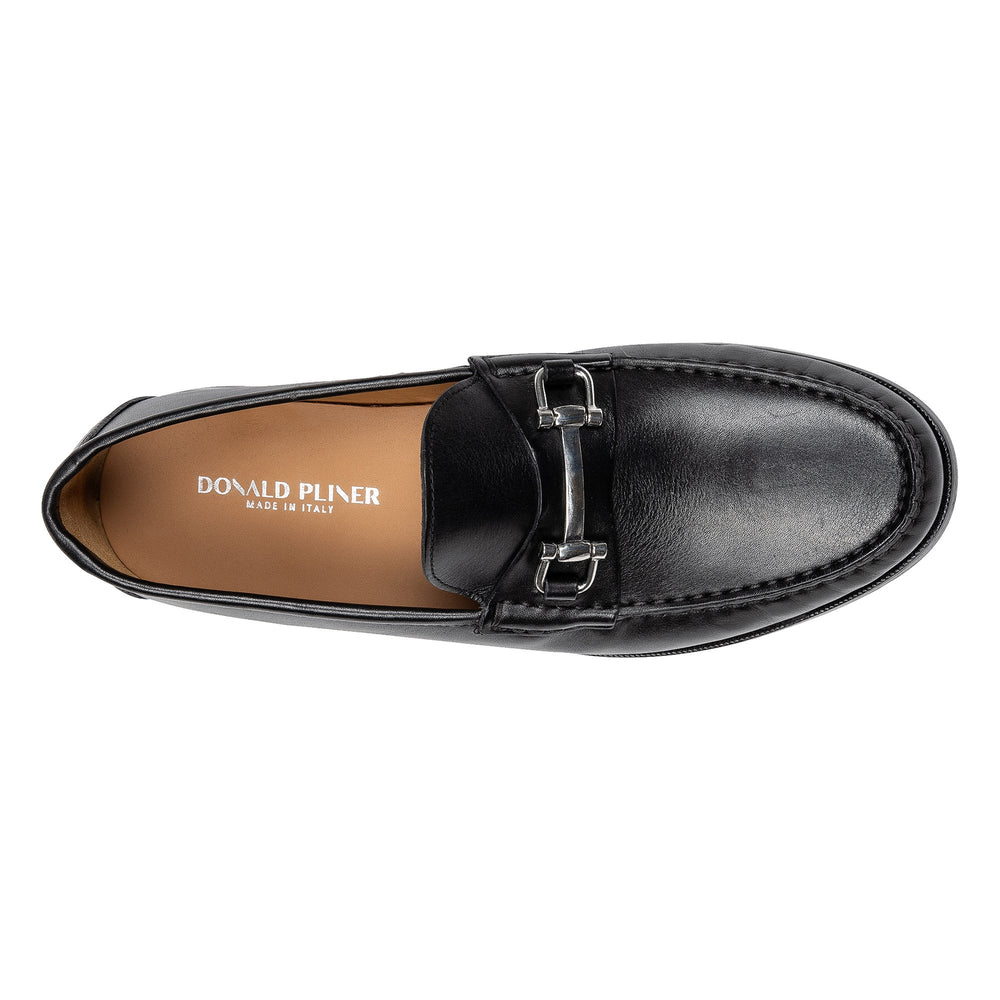 EVANSTON Black Calf Leather - Donald Pliner Casual