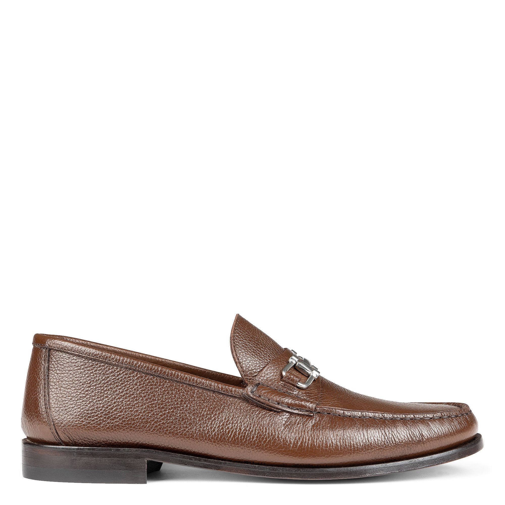 EVANSTON Whiskey Pebbled Calf - Donald Pliner Casual