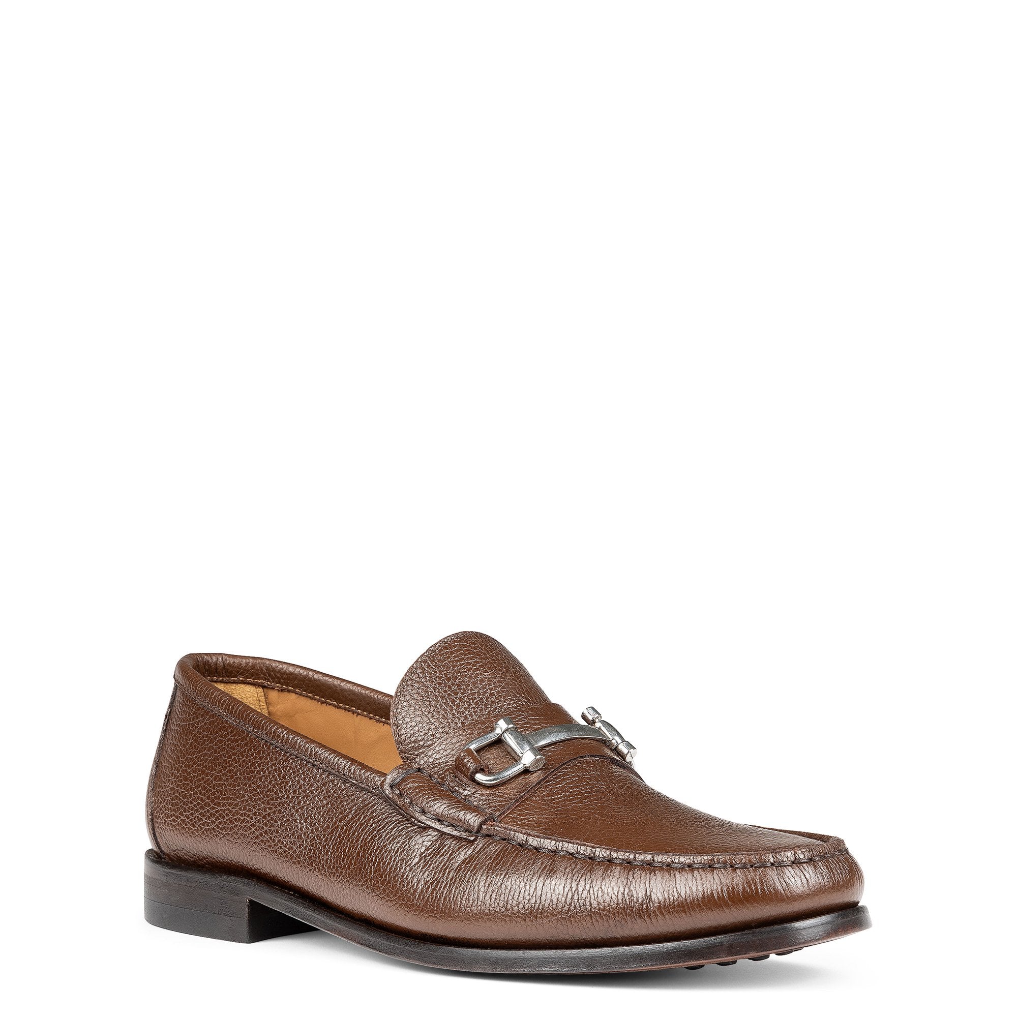 EVANSTON Whiskey Pebbled Calf - Donald Pliner Casual