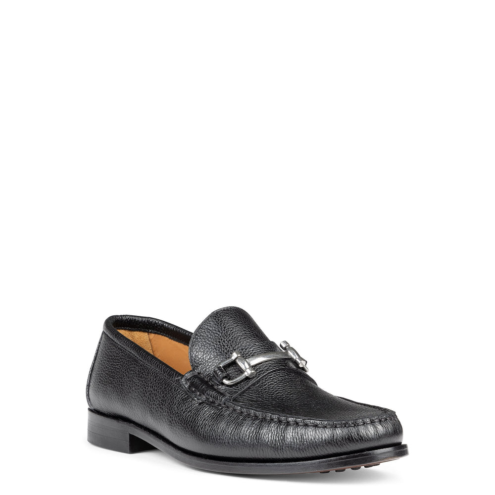 EVANSTON Black Pebbled Calf - Donald Pliner Casual