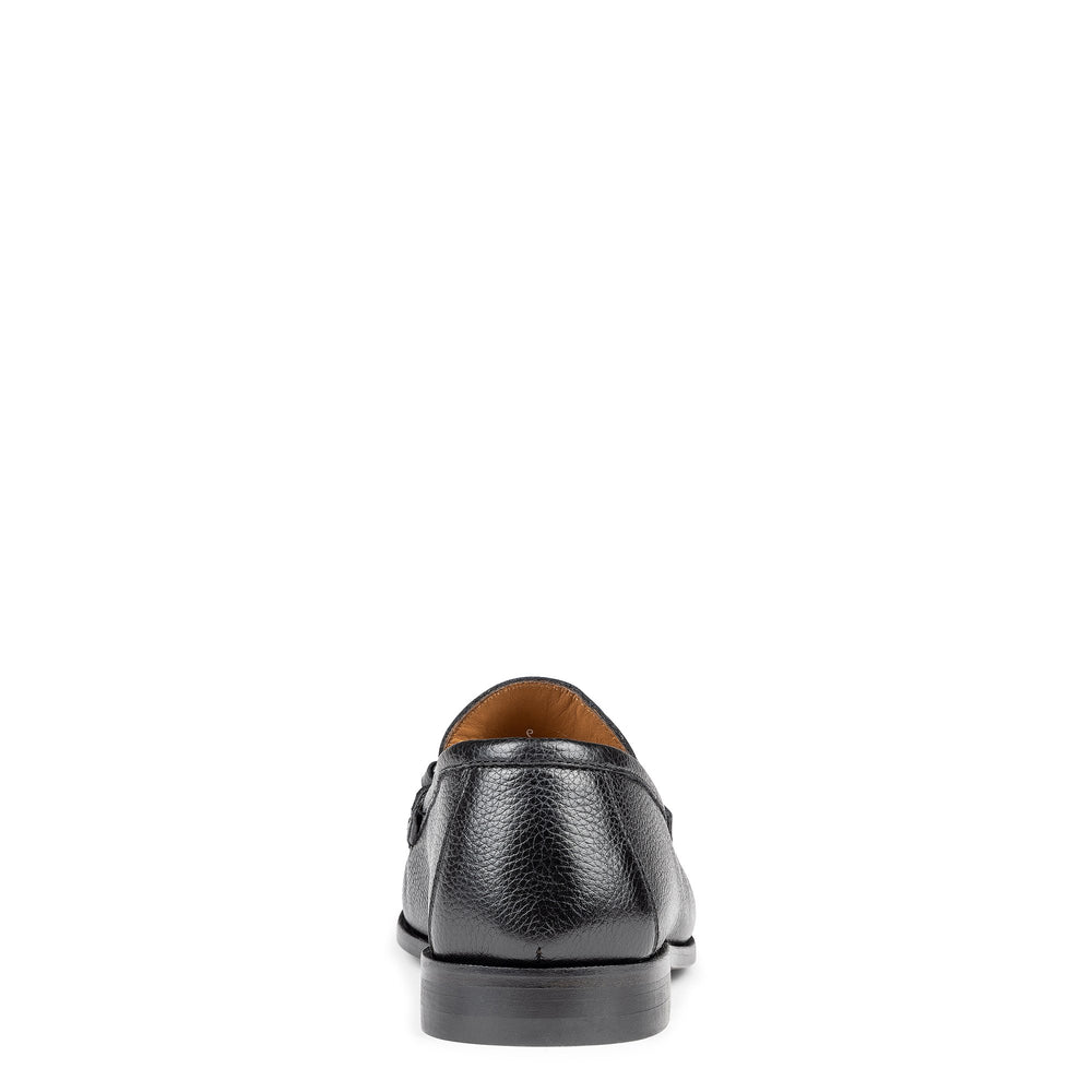 EVANSTON Black Pebbled Calf - Donald Pliner Casual