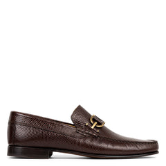 DACIO Dark Brown Lizard Print - Donald Pliner Casual