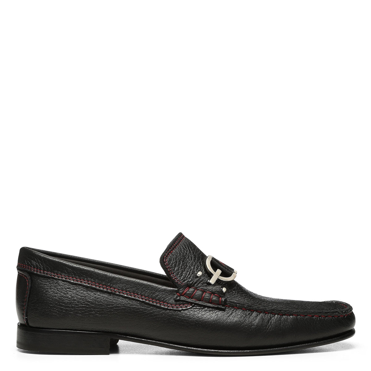 DACIO Black Leather - Donald Pliner Casual