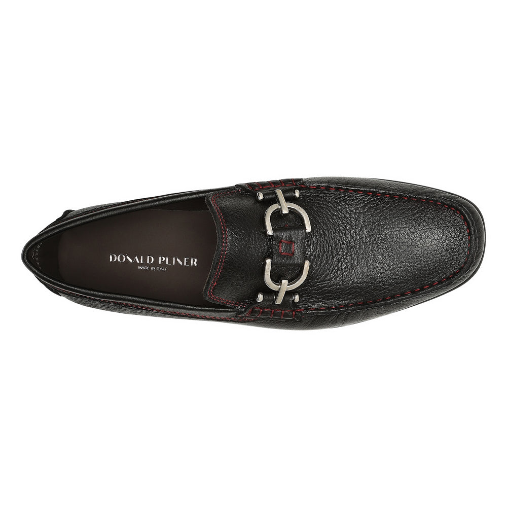 DACIO Black Leather - Donald Pliner Casual