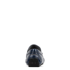 DACIO DRIVER Navy Leather - Donald Pliner Casual