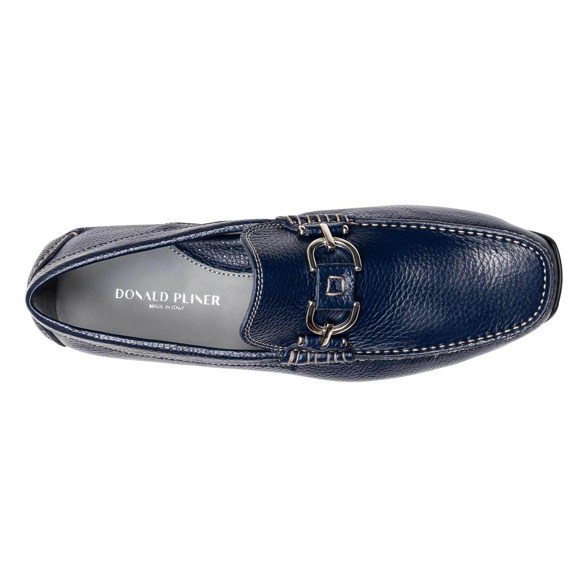 DACIO DRIVER Navy Leather - Donald Pliner Casual