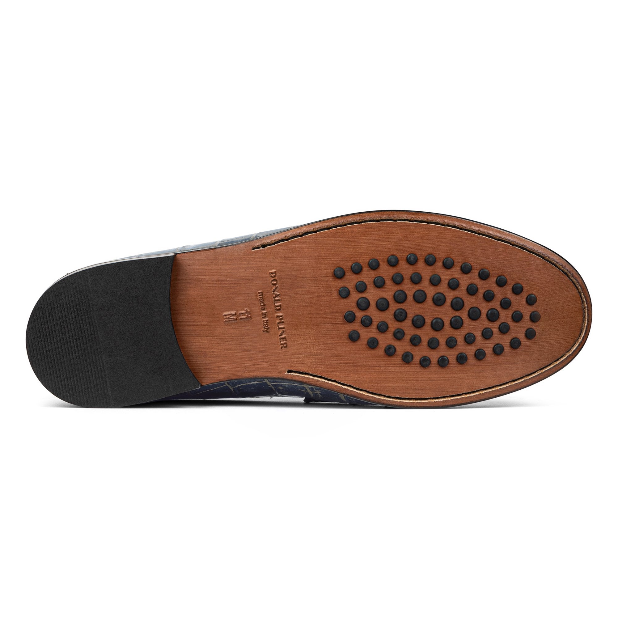 EVANSTON Navy Crocco - Donald Pliner Casual