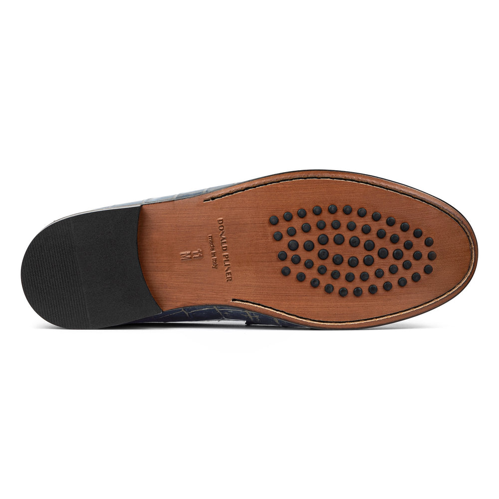 EVANSTON Navy Crocco - Donald Pliner Casual