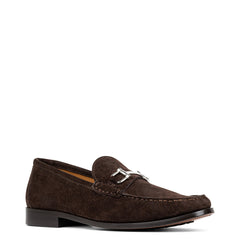 EVANSTON Chocolate Brown Suede - Donald Pliner Casual