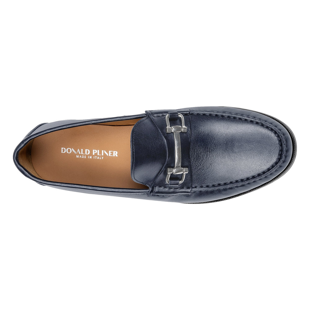 EVANSTON Navy Leather - Donald Pliner Casual