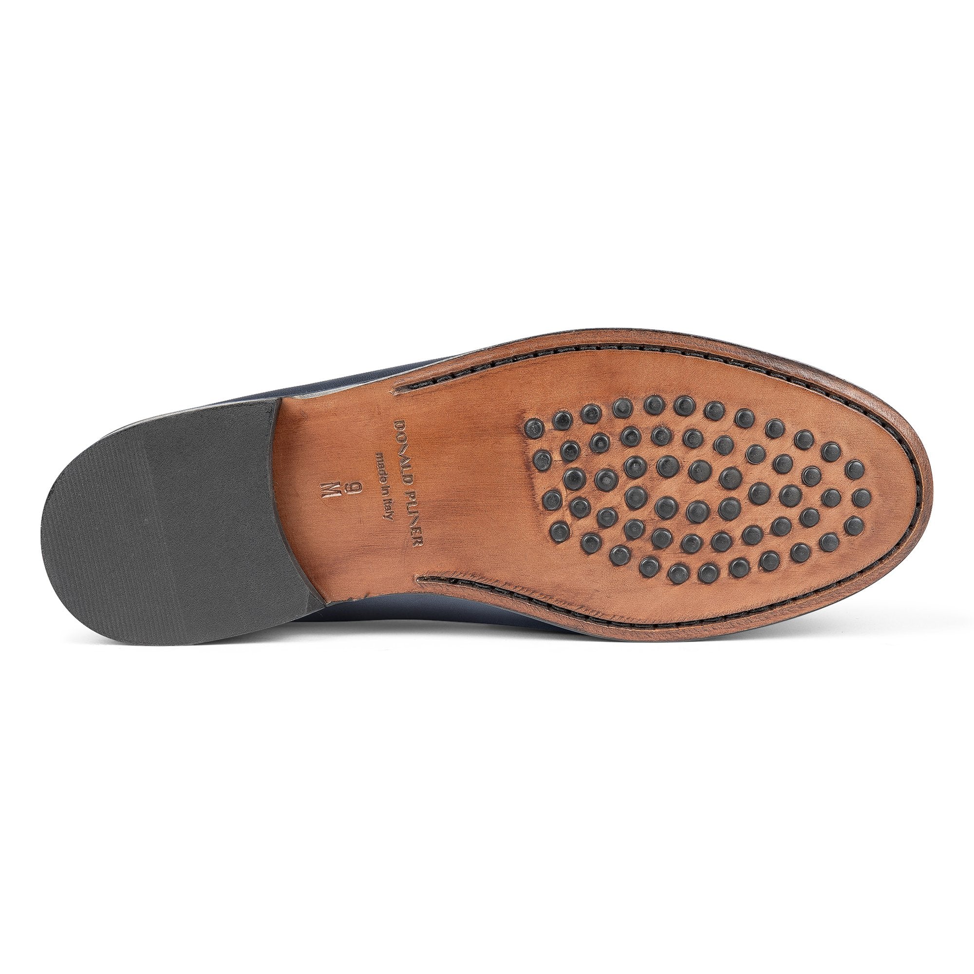 EVANSTON Navy Leather - Donald Pliner Casual