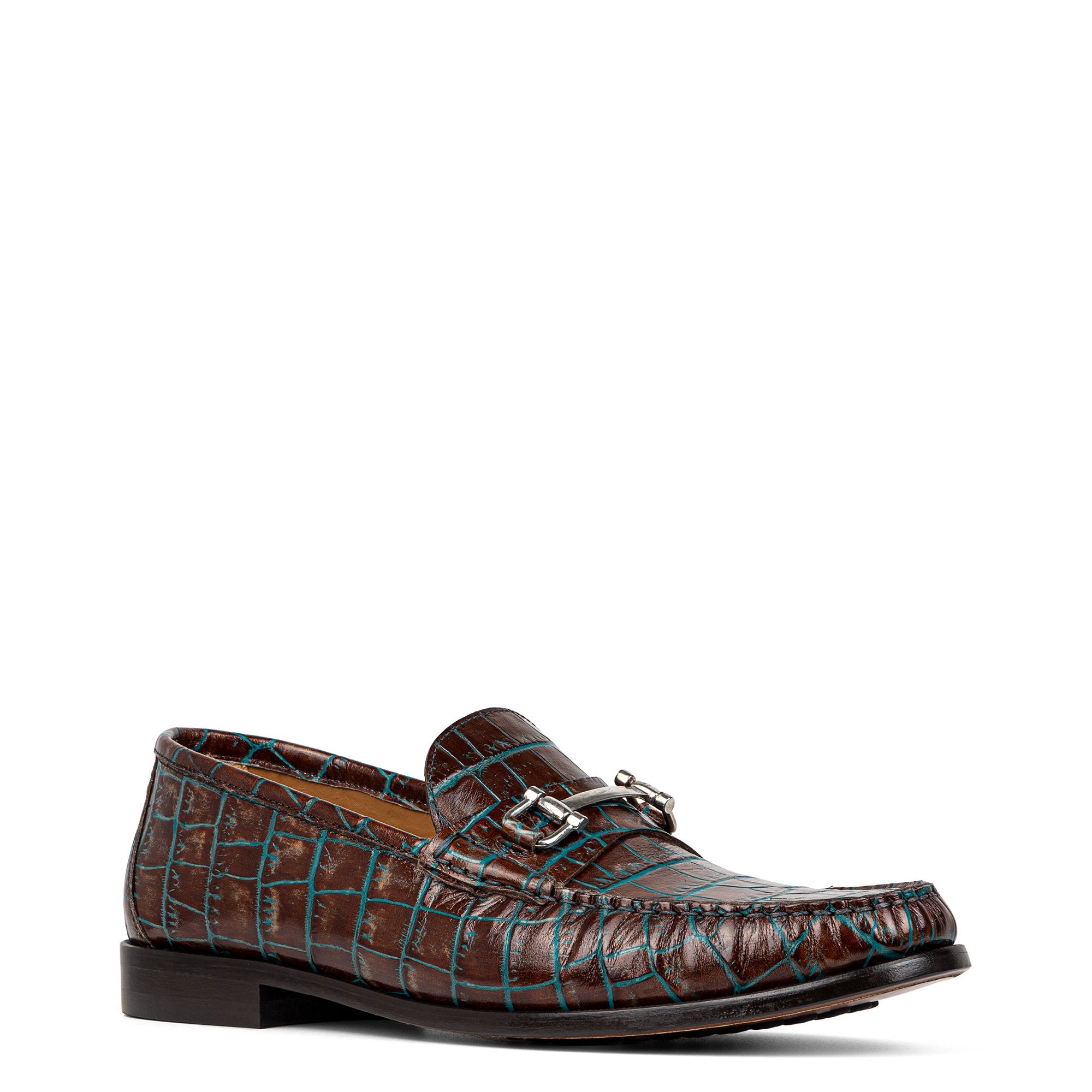 EVANSTON Mahogany Crocco - Donald Pliner Casual