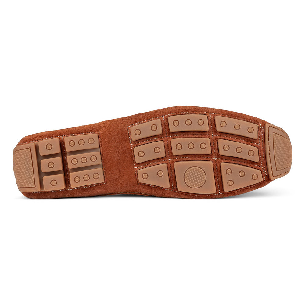 DACIO DRIVER Cognac Suede - Donald Pliner Casual