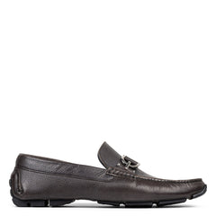 DACIO DRIVER Grey Leather - Donald Pliner Casual