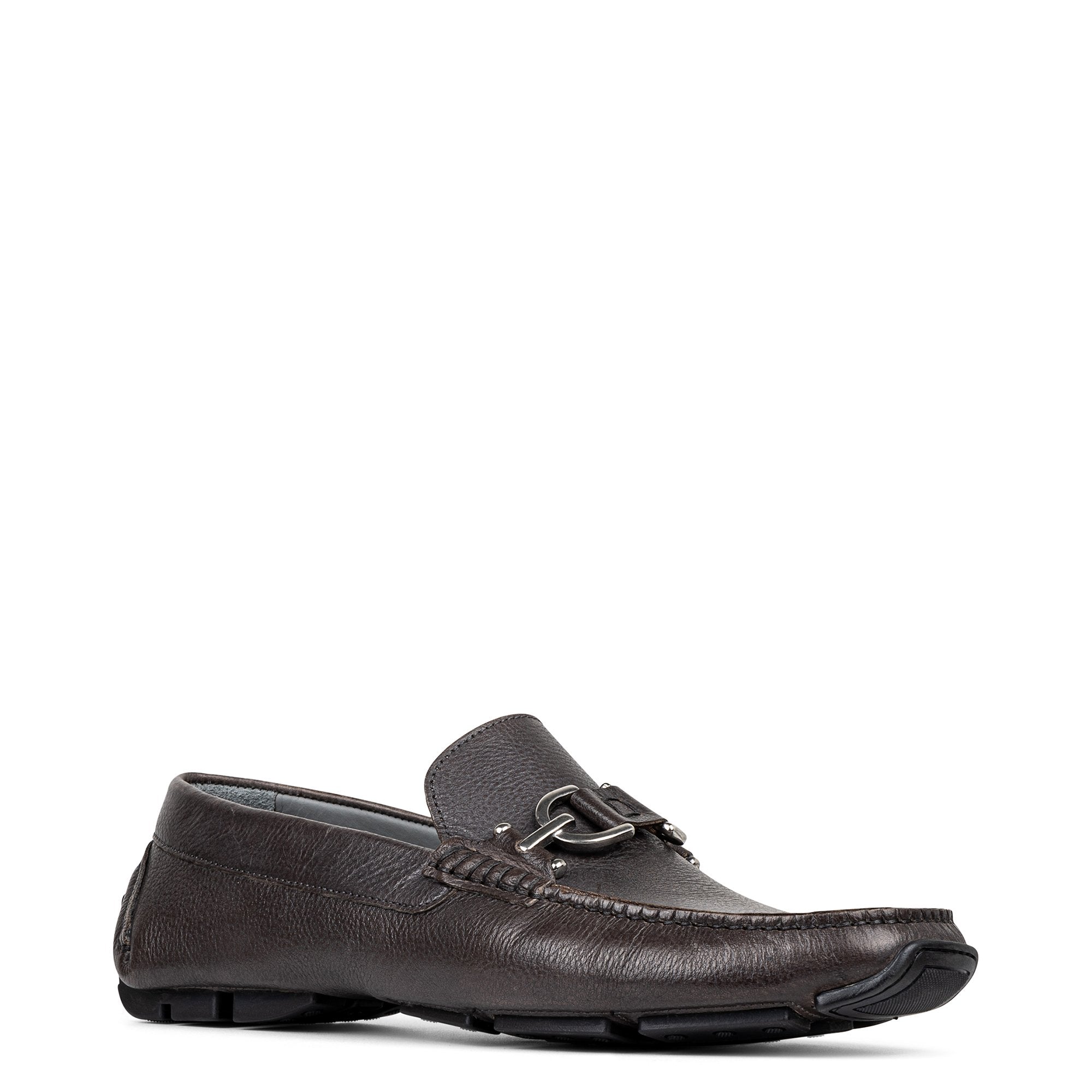 DACIO DRIVER Grey Leather - Donald Pliner Casual