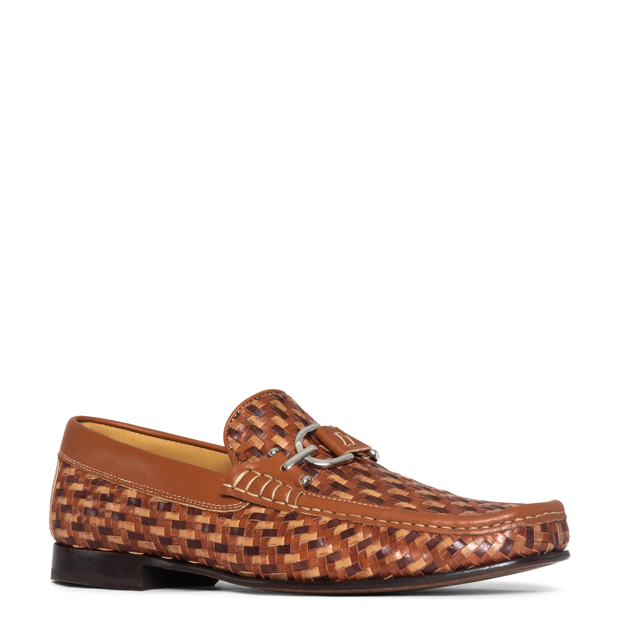DACIO Cognac Woven - Donald Pliner Casual