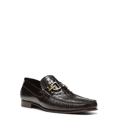 DACIO Dark Brown Croco - Donald Pliner Casual