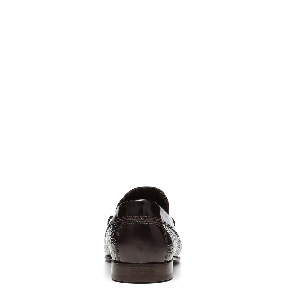 DACIO Dark Brown Croco - Donald Pliner Casual