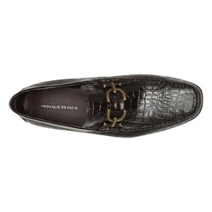 DACIO Dark Brown Croco - Donald Pliner Casual
